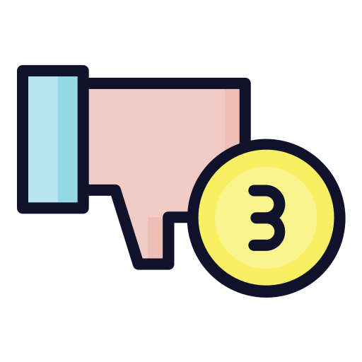 nicht mögen kostenlos Icon