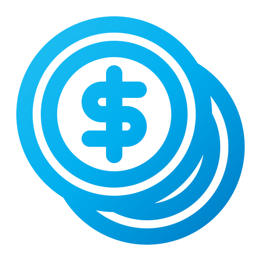 moedas grátis ícone