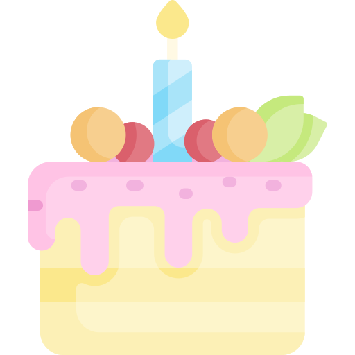 pastel de cumpleaños icono gratis