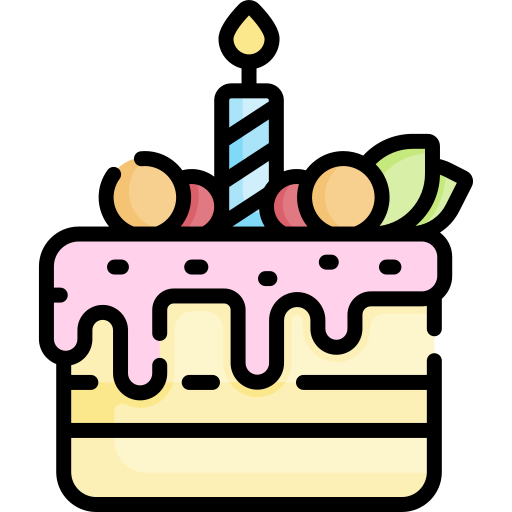 Birthday Cake Icon Flat Vector Template Design Trendy Royalty Free SVG,  Cliparts, Vectors, and Stock Illustration. Image 147484358.
