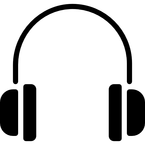 Headphones Basic Mixture Filled Icon