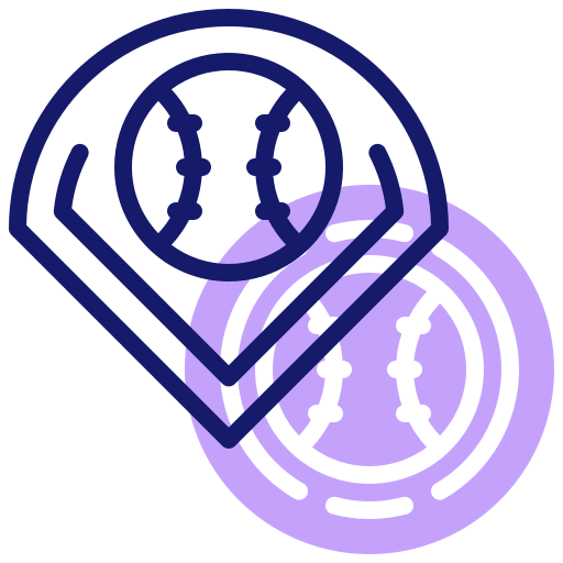 pelota de beisbol icono gratis