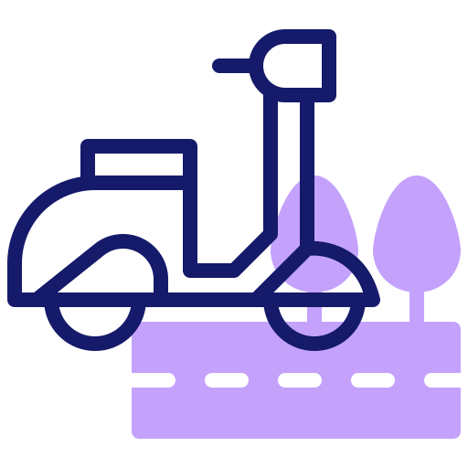 scooter vespa icono gratis