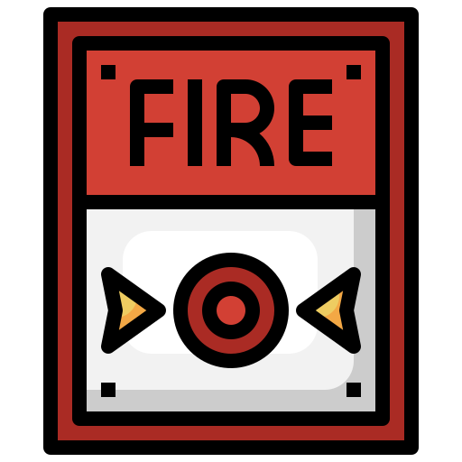 alarma de incendios icono gratis