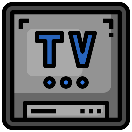 caja de televisión icono gratis