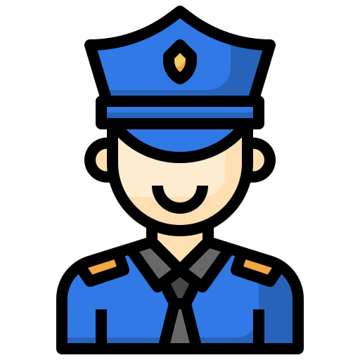 police Icône gratuit police Icône gratuit