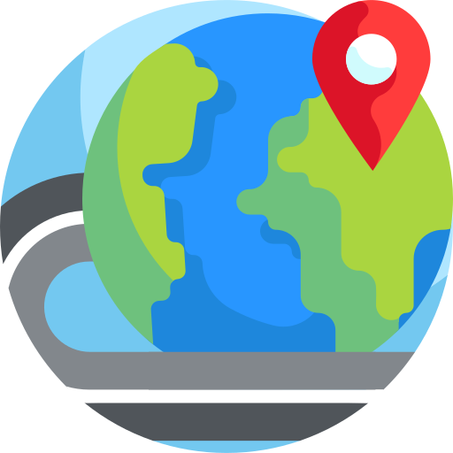 Location Detailed Flat Circular Flat icon