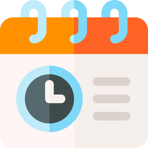 Calendar Basic Rounded Flat icon