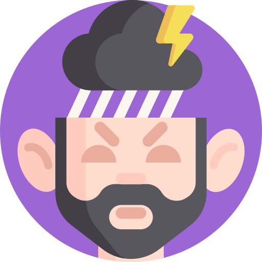 depresión icono gratis