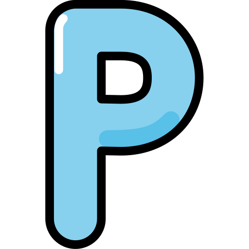Letter p - Free shapes and symbols icons