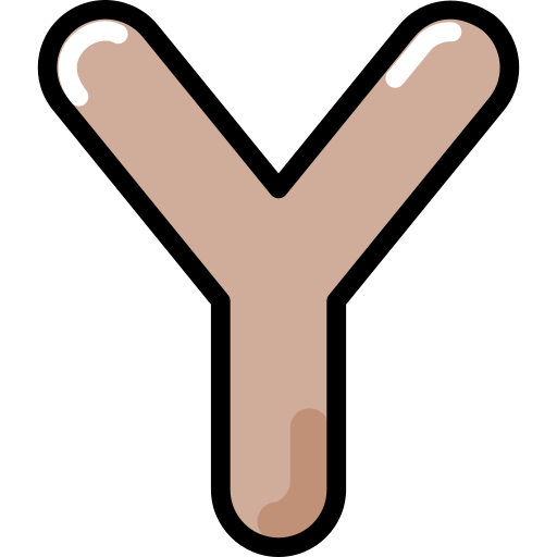 y bubble letters