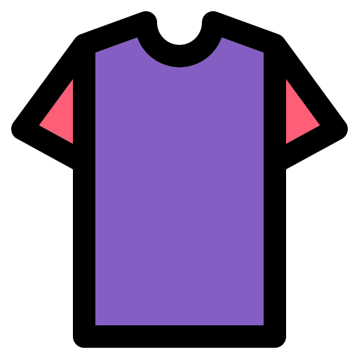 Tshirt Generic Outline Color icon