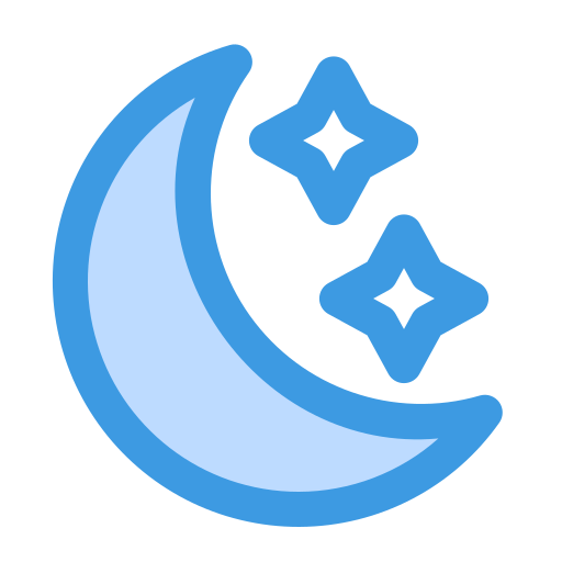 Night mode Generic Blue icon