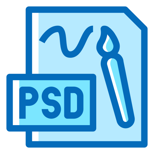 formato psd icono gratis