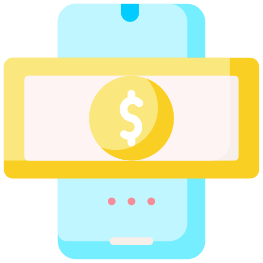 la banca móvil icono gratis