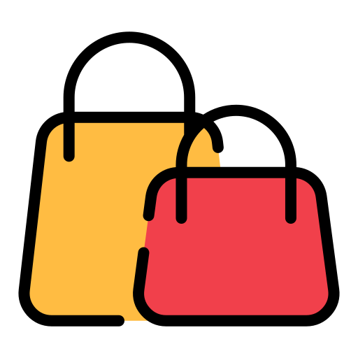 Shopping bag Generic Outline Color icon