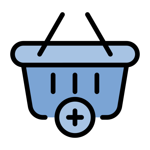 Add Cart Generic Outline Color Icon