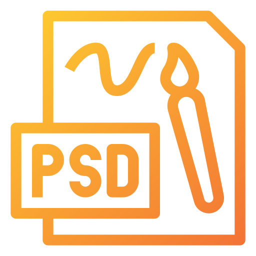 formato psd icono gratis