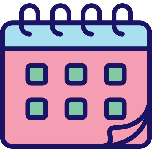 Calendar Generic Outline Color icon