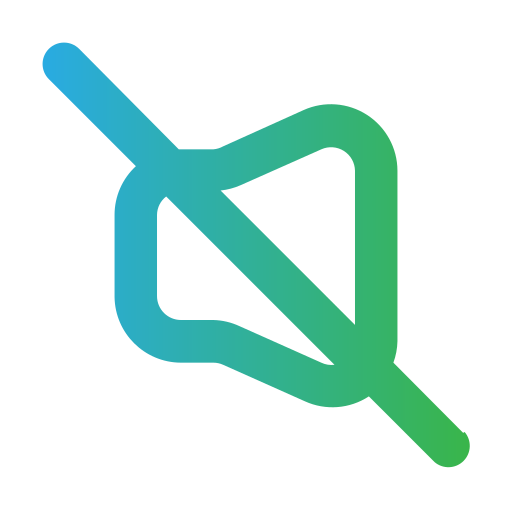 sin sonido icono gratis