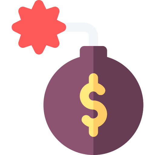 Debt free icon