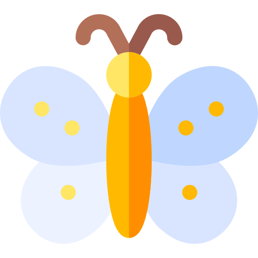 Butterfly Basic Rounded Flat icon