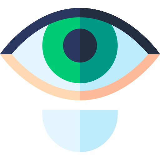 lentes de contato grátis ícone