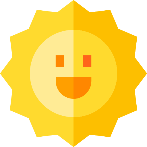 Sun Basic Straight Flat icon