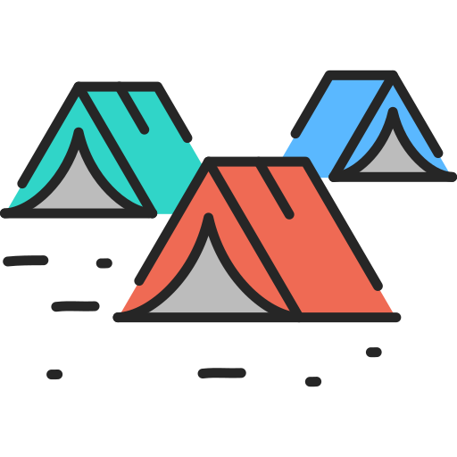 Camping Generic Outline Color icon