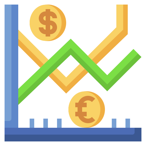 gráfico de linea icono gratis