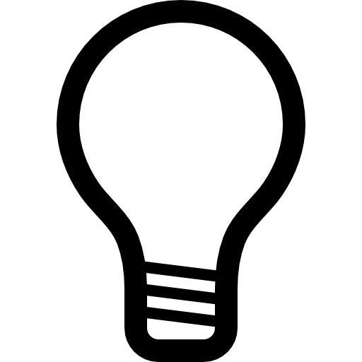 Light bulb Dreamstale Lineal icon