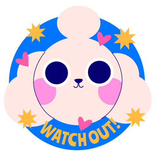 attention gratuit sticker attention gratuit sticker