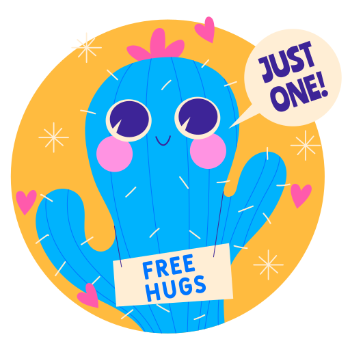 abrazos gratis gratis sticker