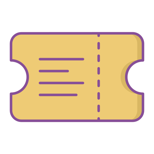 Ticket free icon Ticket free icon