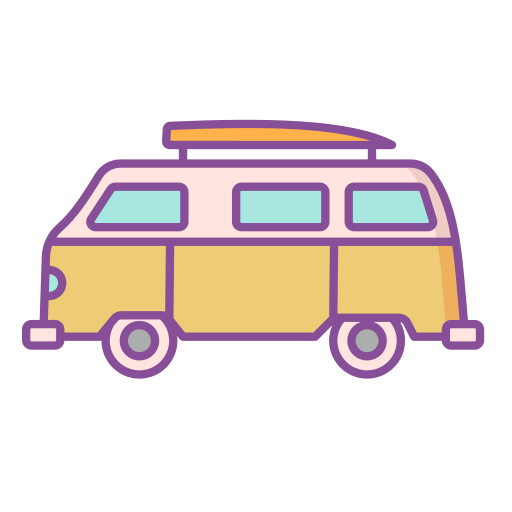 Van Generic Outline Color icon