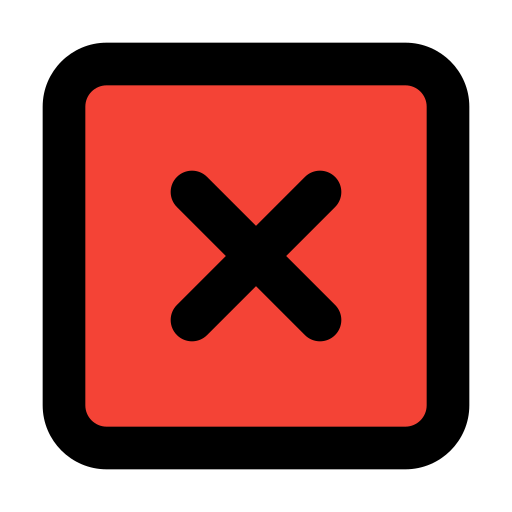 Forbidden Generic Outline Color icon