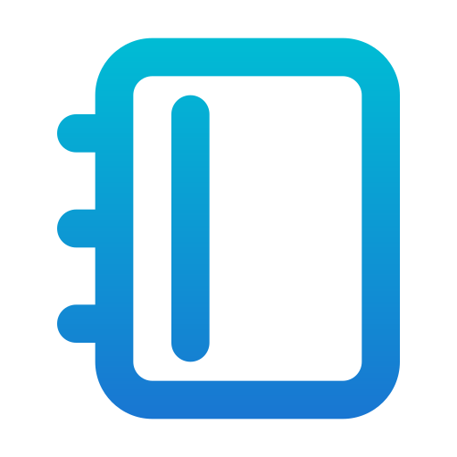 libreta de contactos icono gratis