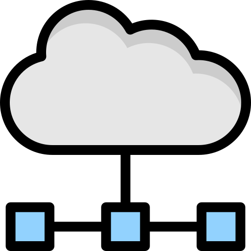 Cloud server free icon