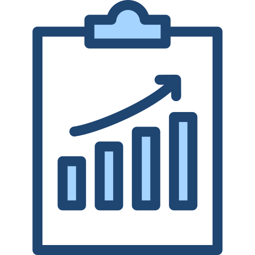 Icono De Informe Generic Blue