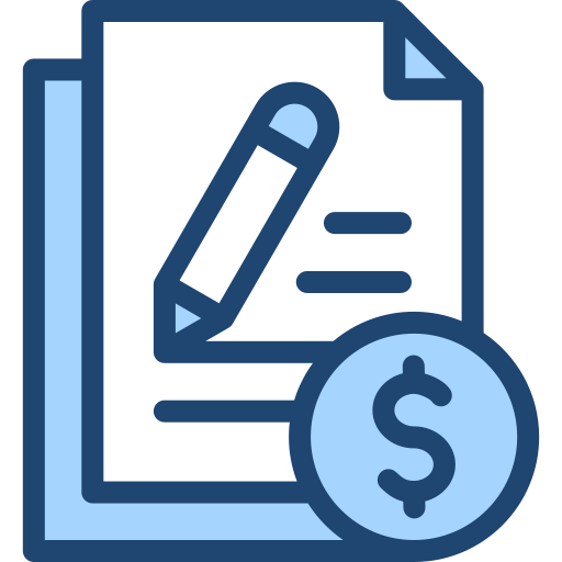 Paid articles Generic Blue icon