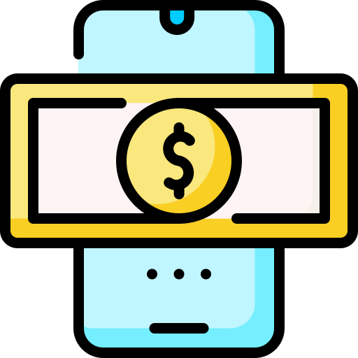 Mobile banking free icon