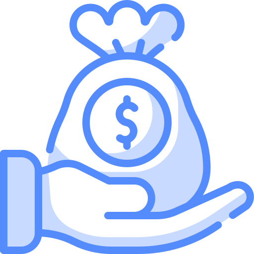 Money bag Generic Blue icon