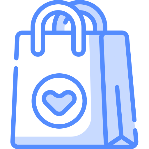 bolsa de compras grátis ícone