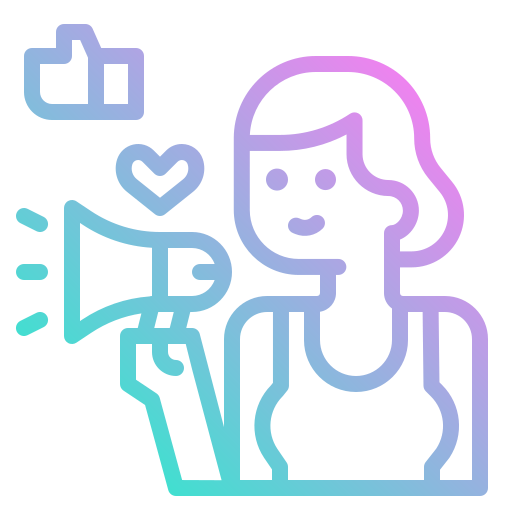 hombre de influencia icono gratis