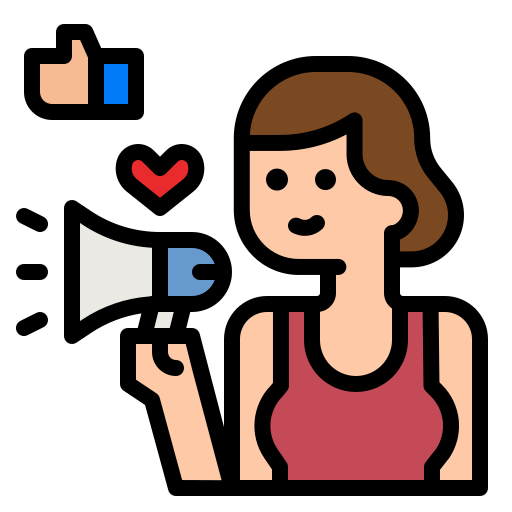 hombre de influencia icono gratis