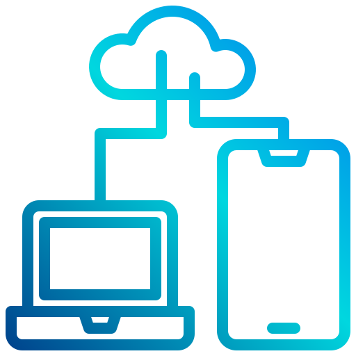 datos en la nube icono gratis