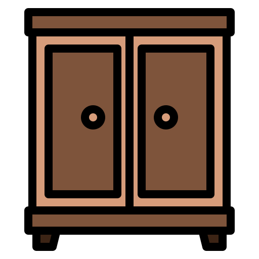 Wardrobe - Free furniture and household icons