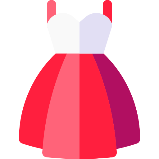 Wedding dress Basic Rounded Flat icon