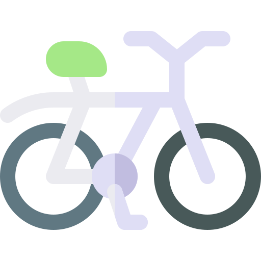 Mountain Bike Basic Rounded Flat Icon