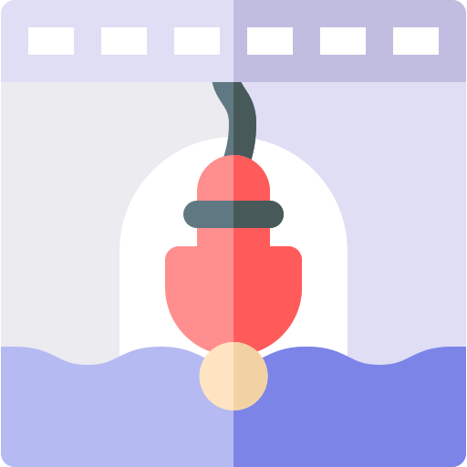 Bungee Jumping Basic Rounded Flat Icon